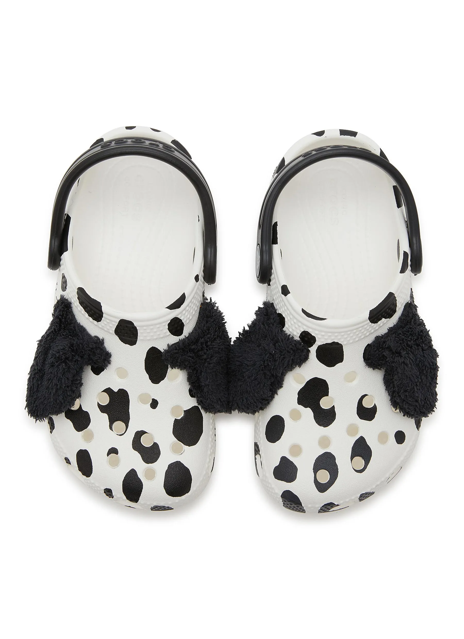 -----------CROCS ---- ------------ ----Classic Clog Toddlers Dalmatian Print Sandals --