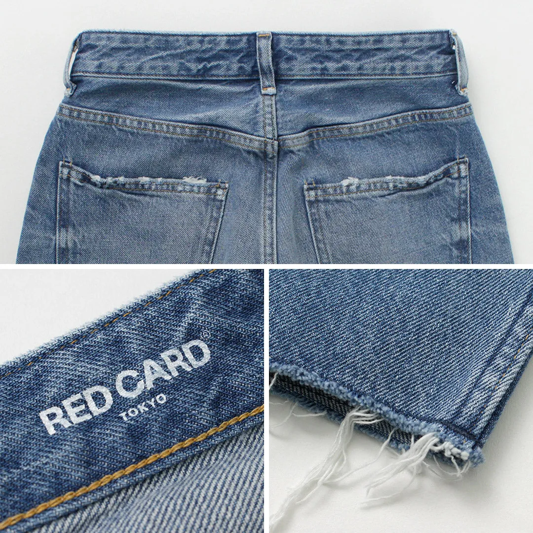 【30％OFF】RED CARD（レッドカード） Blues ルーズテーパード ジーンズ / レディース ボトムス パンツ デニム 日本製 Blues Loose Tapered Jeans【セール】