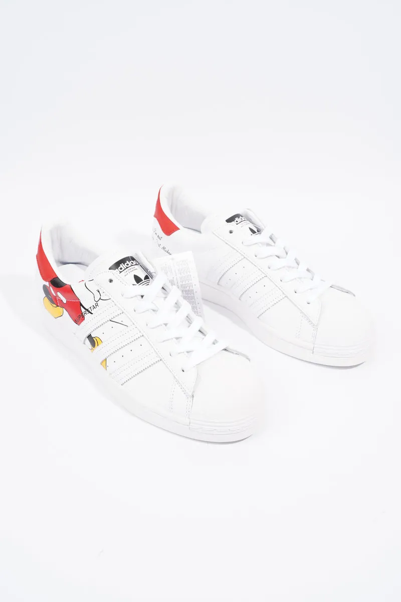 Adidas Adidas Superstar Mickey Mouse White White Leather EU 42 UK 8