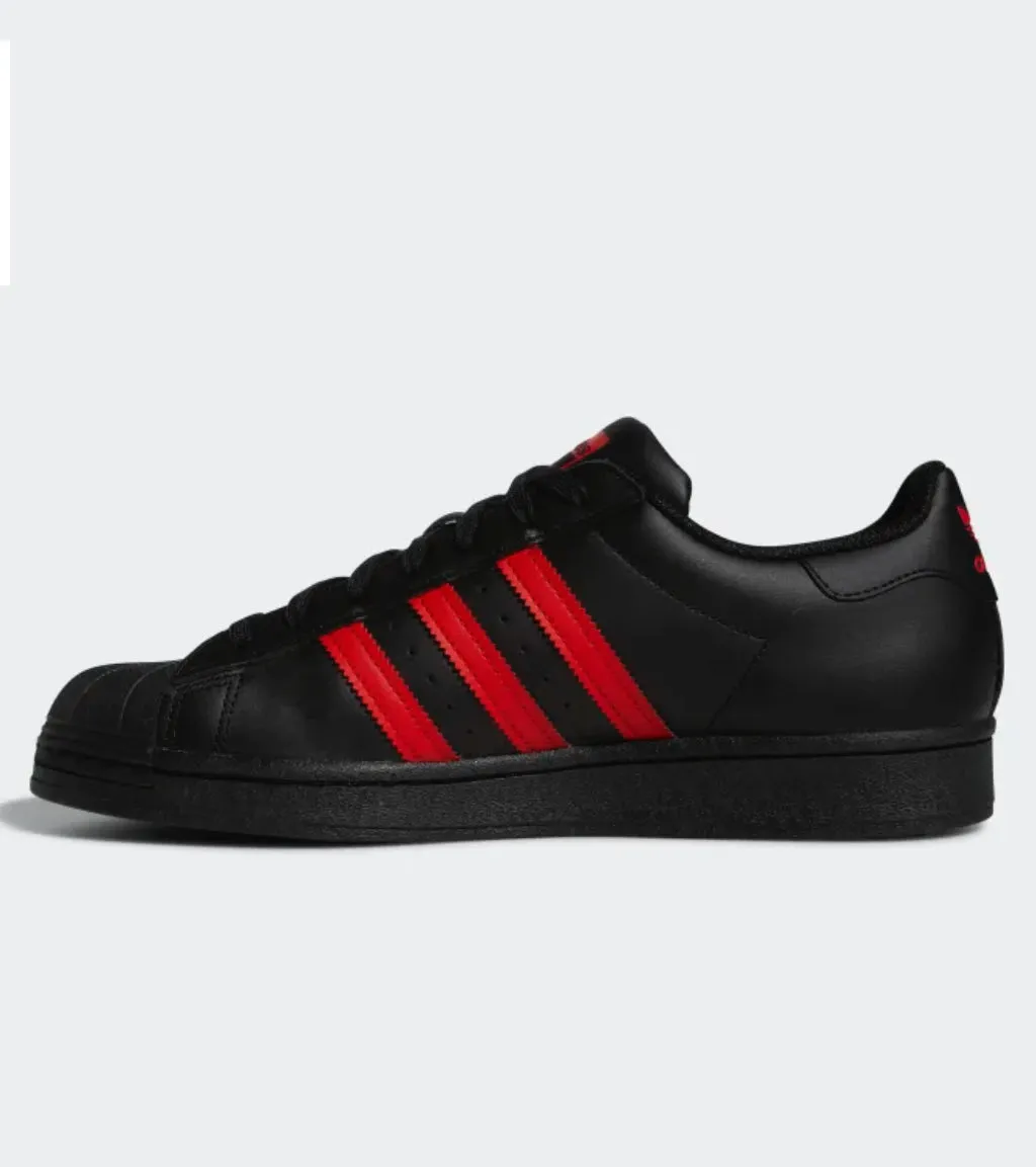 Adidas Original SUPERSTAR FOUNDATION Men’s - BLACK / RED