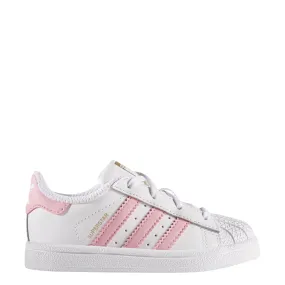 Adidas Original SUPERSTAR Infant’s - FTWWHT/LTPINK/GOLDMT/FTWBLA/ROSELEG/ORMETA