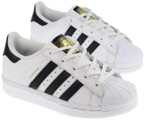 Adidas Originals Trainers Kids Superstar Cloud White Black