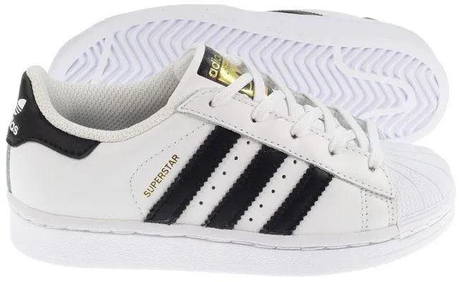 Adidas Originals Trainers Kids Superstar Cloud White Black