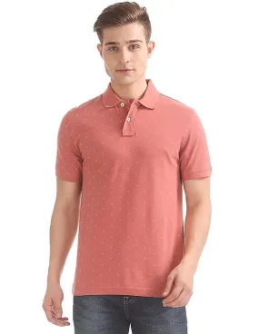 Aeropostale Printed Pique Polo Shirt