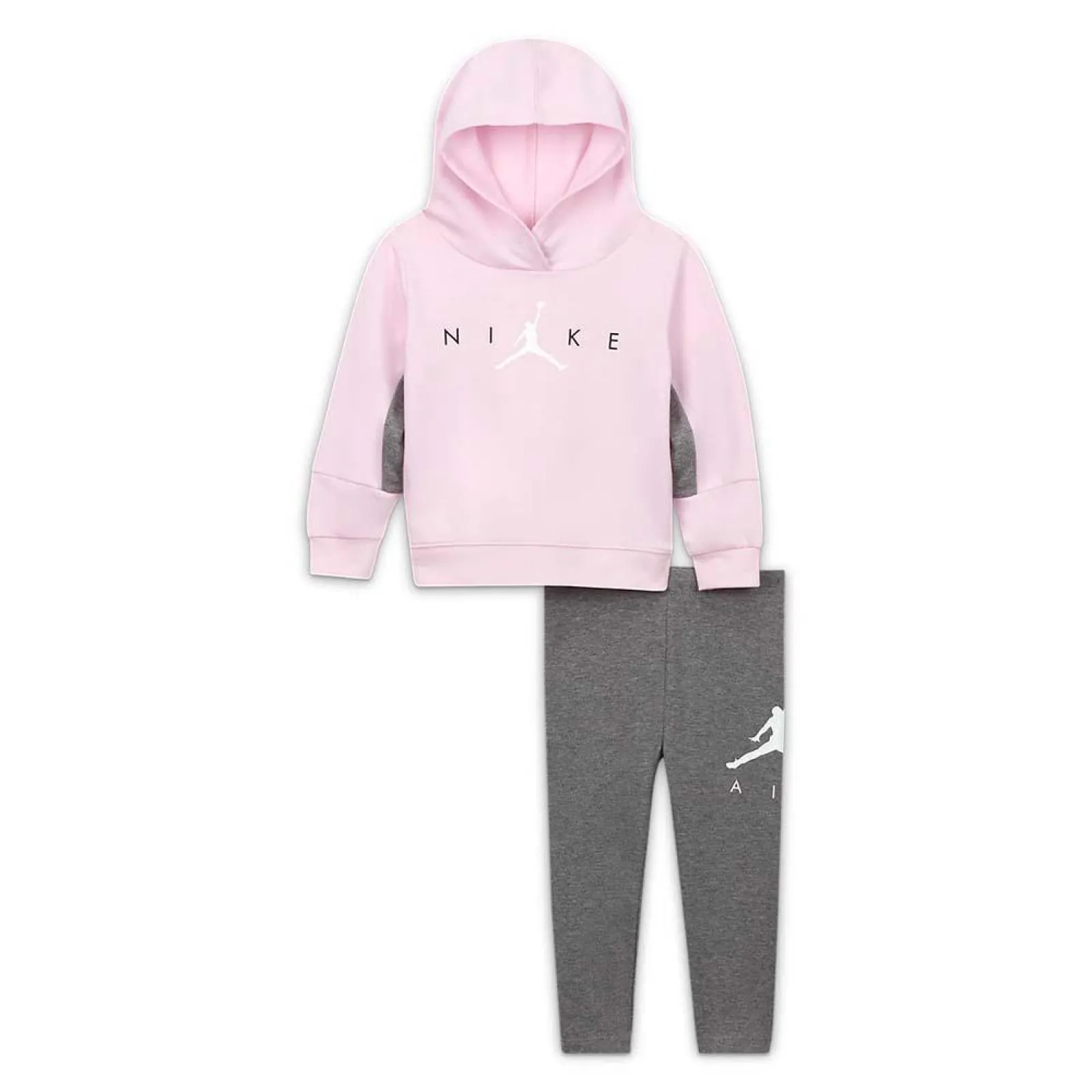 Air Jordan Jumpman By Nike Baby Set 12-24M ''Pink/Grey''