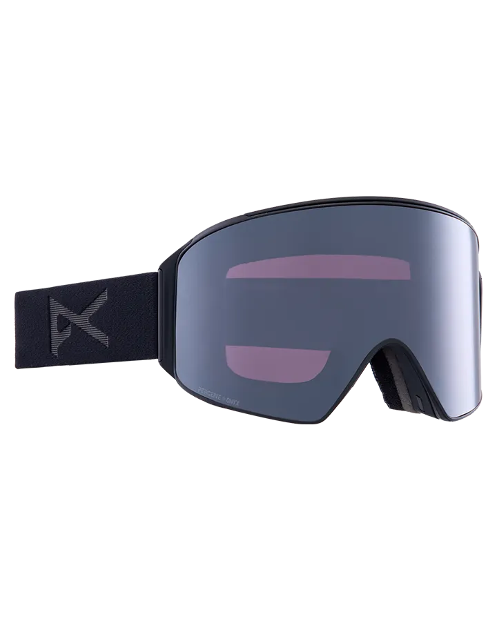 Anon M4 Cylindrical Snow Goggles + Bonus Lens + Mfi Face Mask - Smoke/Perceive Sunny Onyx Lens