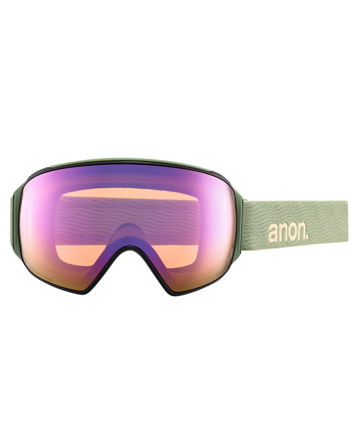 Anon M4 Toric Low Bridge Snow Goggles + Bonus Lens + Mfi Face Mask - Hedge/Perceive Variable Green Lens