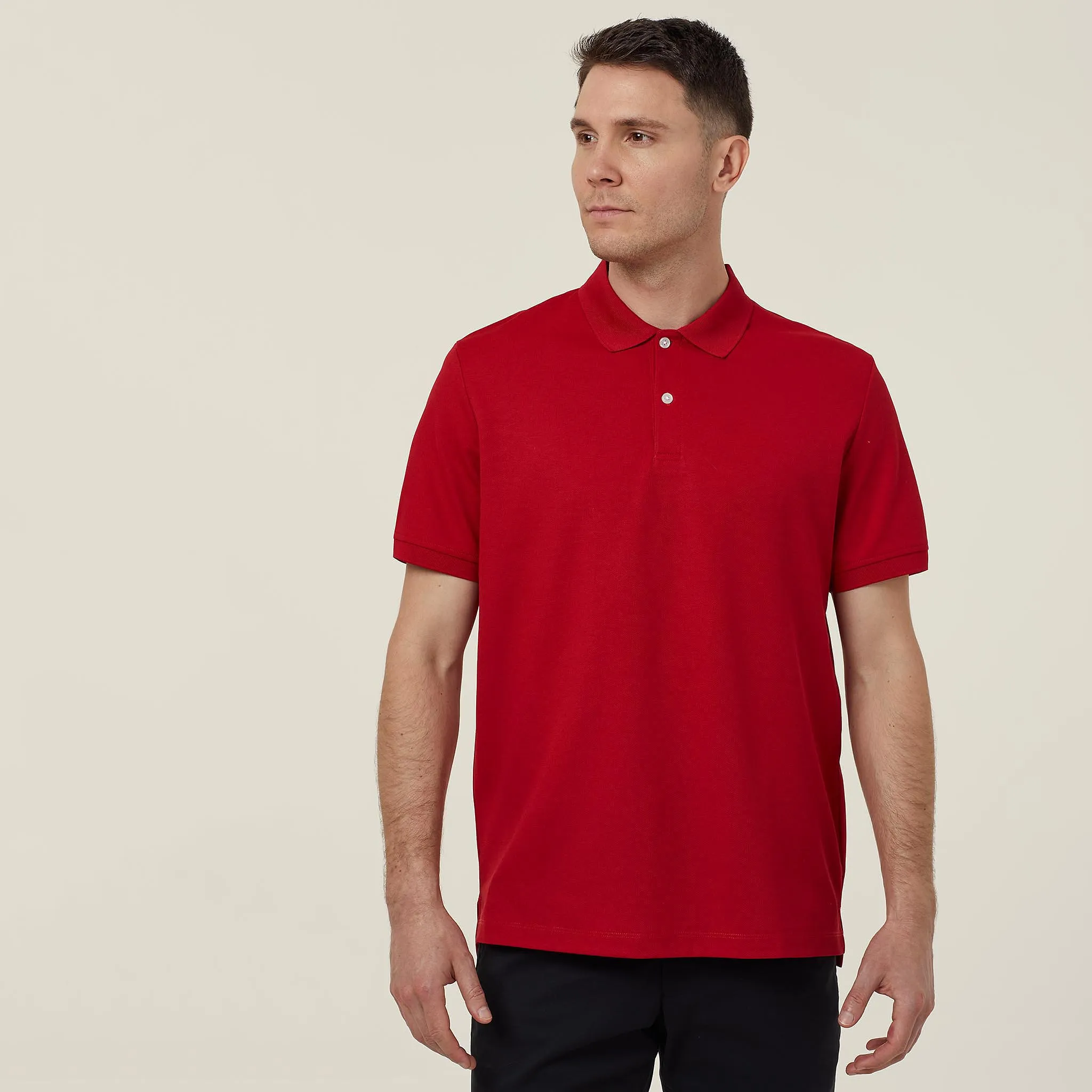 Antibacterial Polyface Short Sleeve Polo