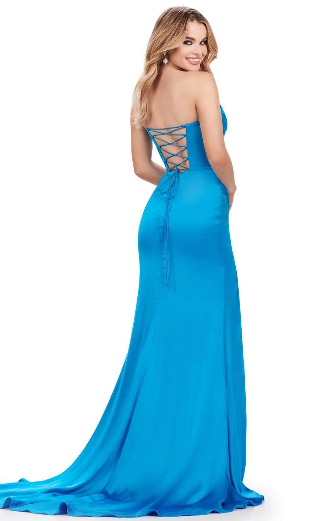 Ashley Lauren 11605 - Wrap Bodice Prom Dress