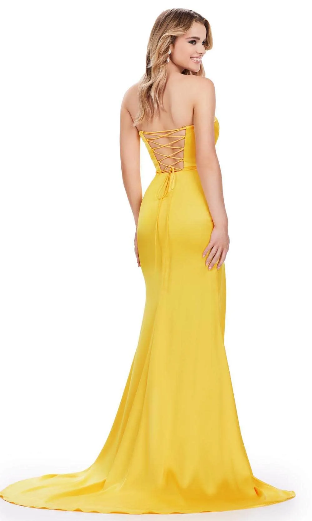 Ashley Lauren 11605 - Wrap Bodice Prom Dress