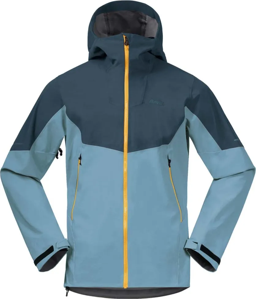 Bergans Men's Senja Hybrid Softshell Jacket  Smoke Blue/Orion Blue/Light Golden Yellow | Buy Bergans Men's Senja Hybri