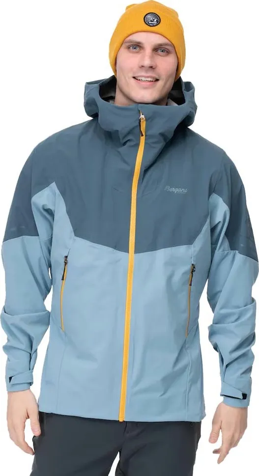 Bergans Men's Senja Hybrid Softshell Jacket  Smoke Blue/Orion Blue/Light Golden Yellow | Buy Bergans Men's Senja Hybri