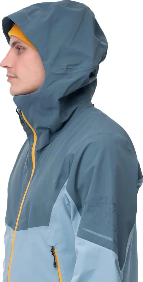 Bergans Men's Senja Hybrid Softshell Jacket  Smoke Blue/Orion Blue/Light Golden Yellow | Buy Bergans Men's Senja Hybri