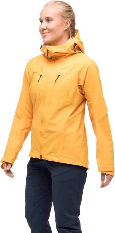 Bergans Women's Tind Softshell Jacket  Marigold Yellow | Buy Bergans Women's Tind Softshell Jacket  Marigold Yellow he