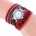 Bracelet Watch Women Rhinestone Crystal Dress Clock Wrap Lady Weave Gift Wrist Relogio Feminino