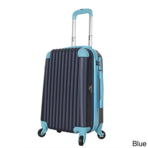 BRIO Luggage 22-inch Hardside Carry On Suitcase with Spinner Wheels Green