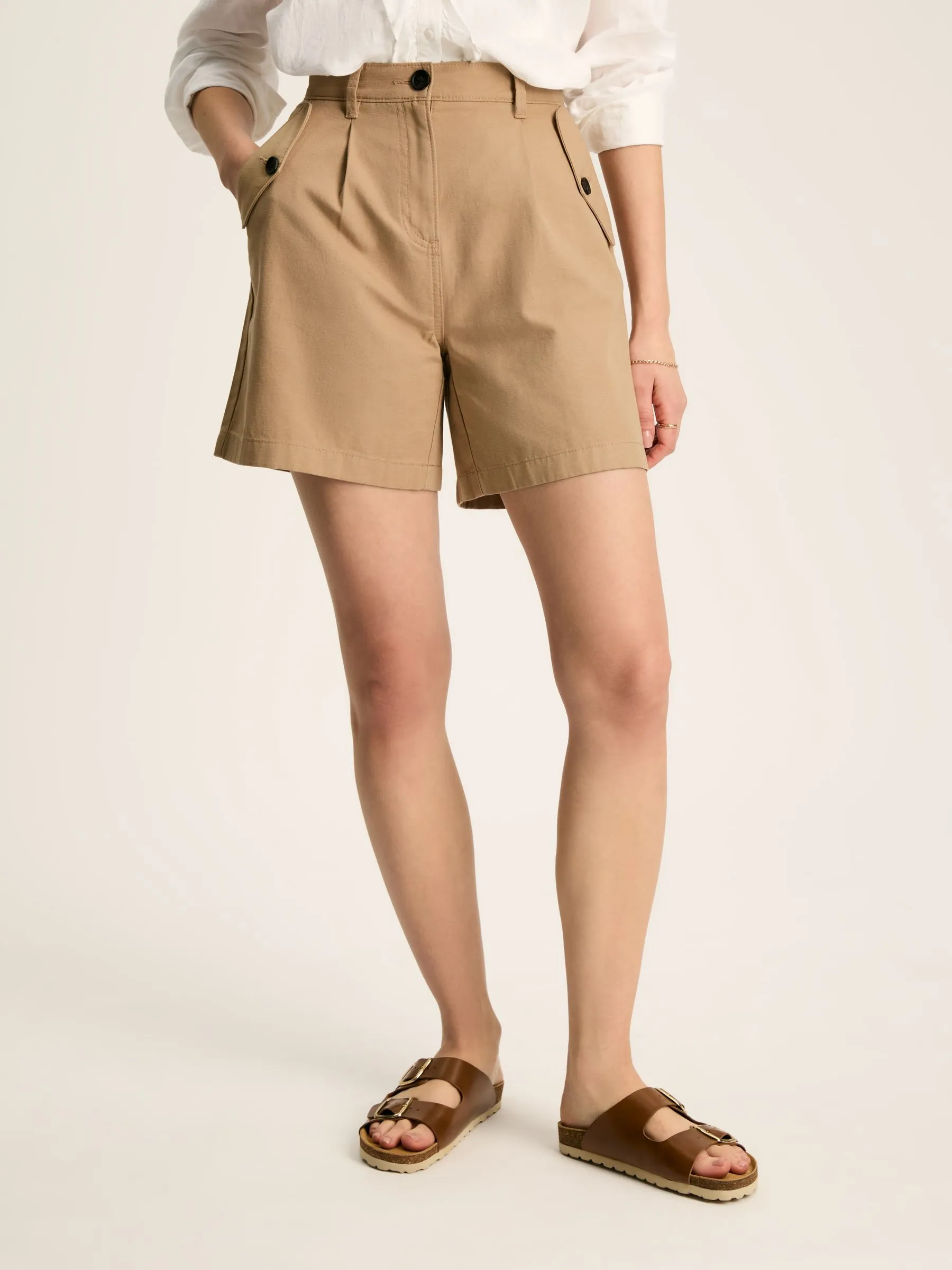 Brown Safari Shorts