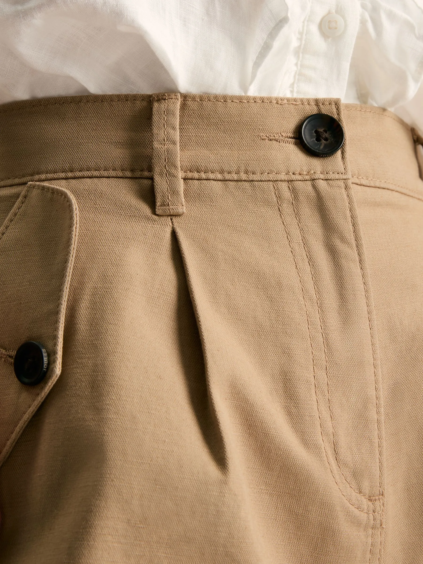 Brown Safari Shorts