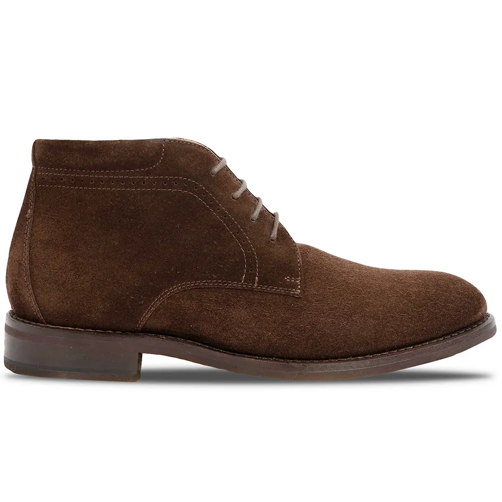 Calzoleria Toscana Croci Suede Ankle Demi Boot Brown