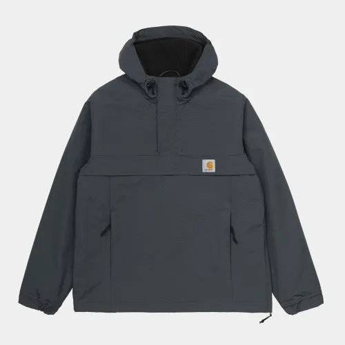 Carhartt WIP Nimbus Pullover Jacket Blacksmith ,100% Nylon Supplex?, 5.3 oz