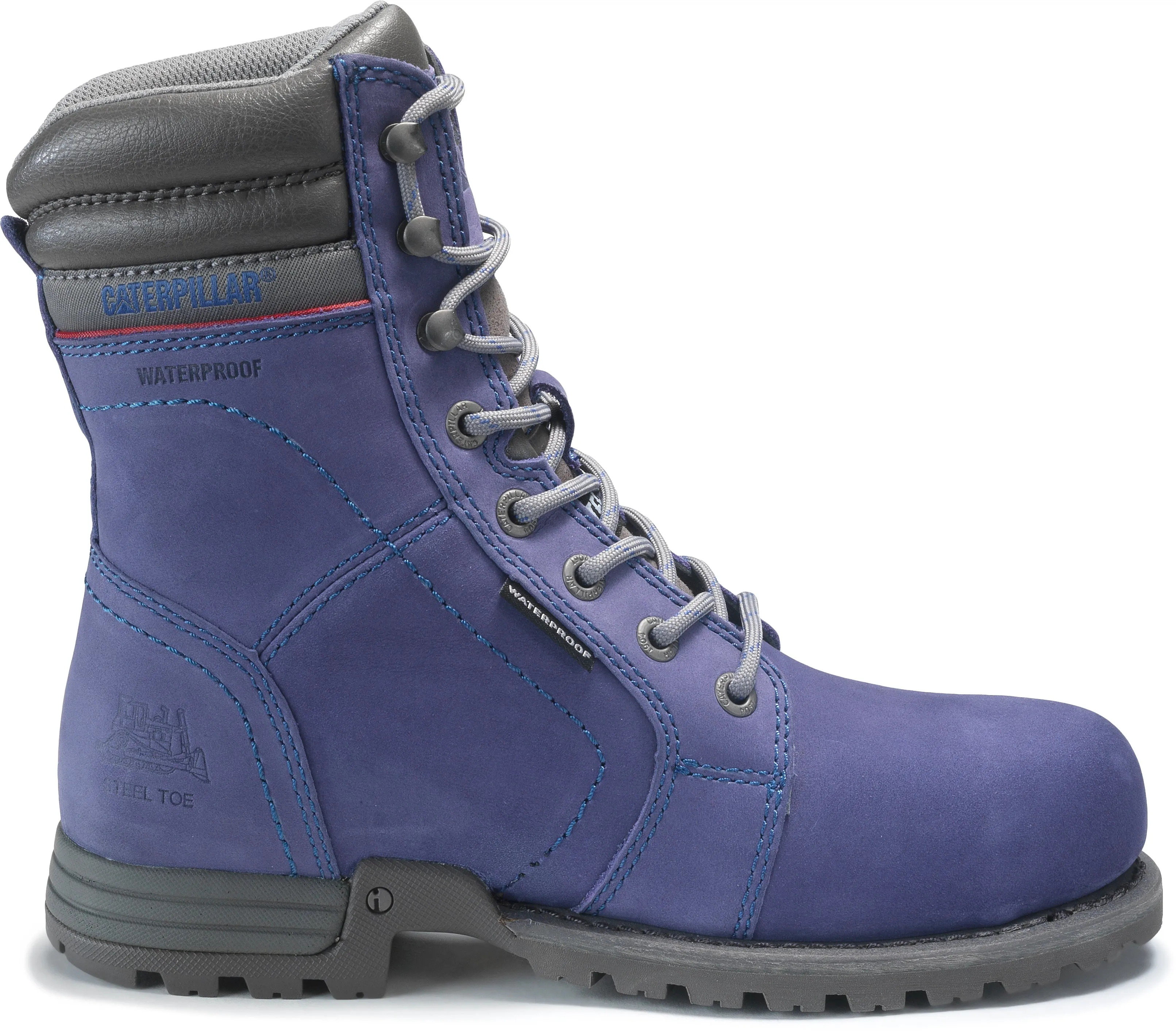 CAT Women's Echo 8 Waterproof Steel Toe Boot