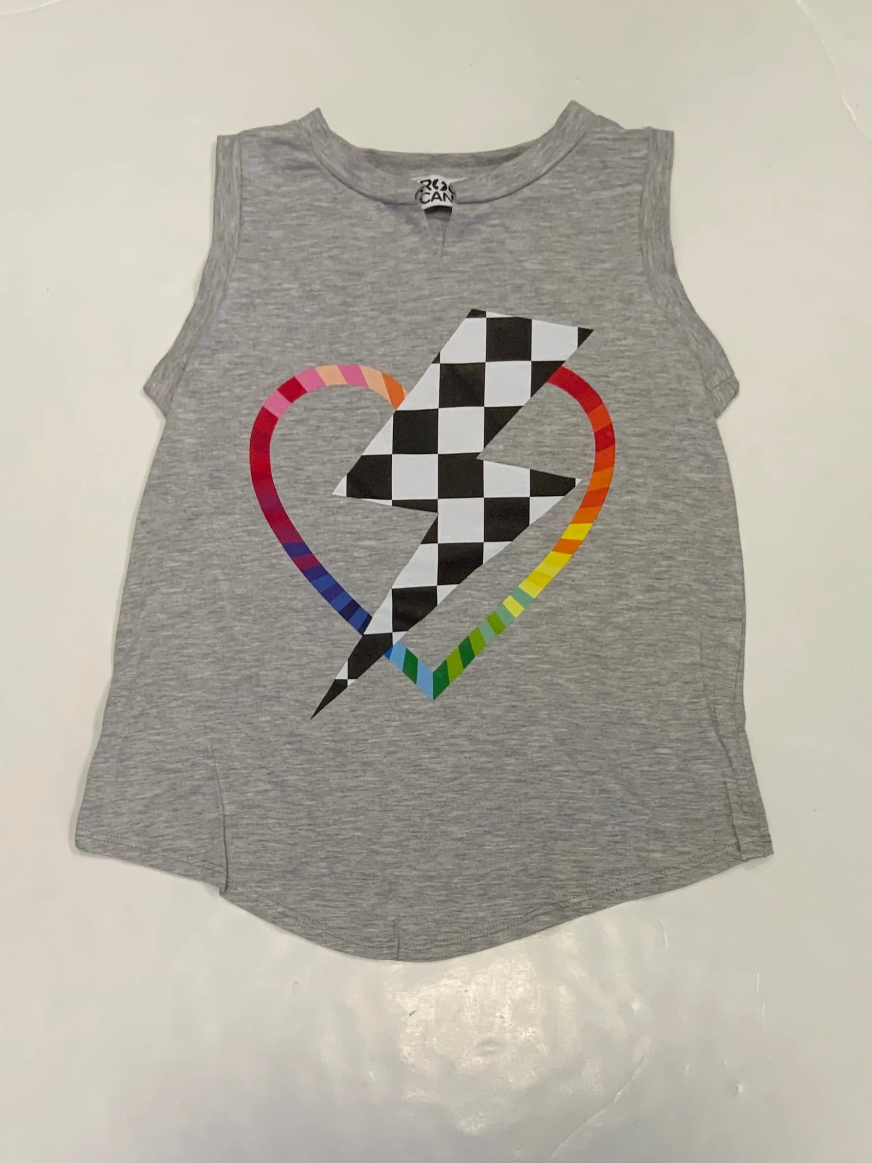 Checker Bolt Heart Tank