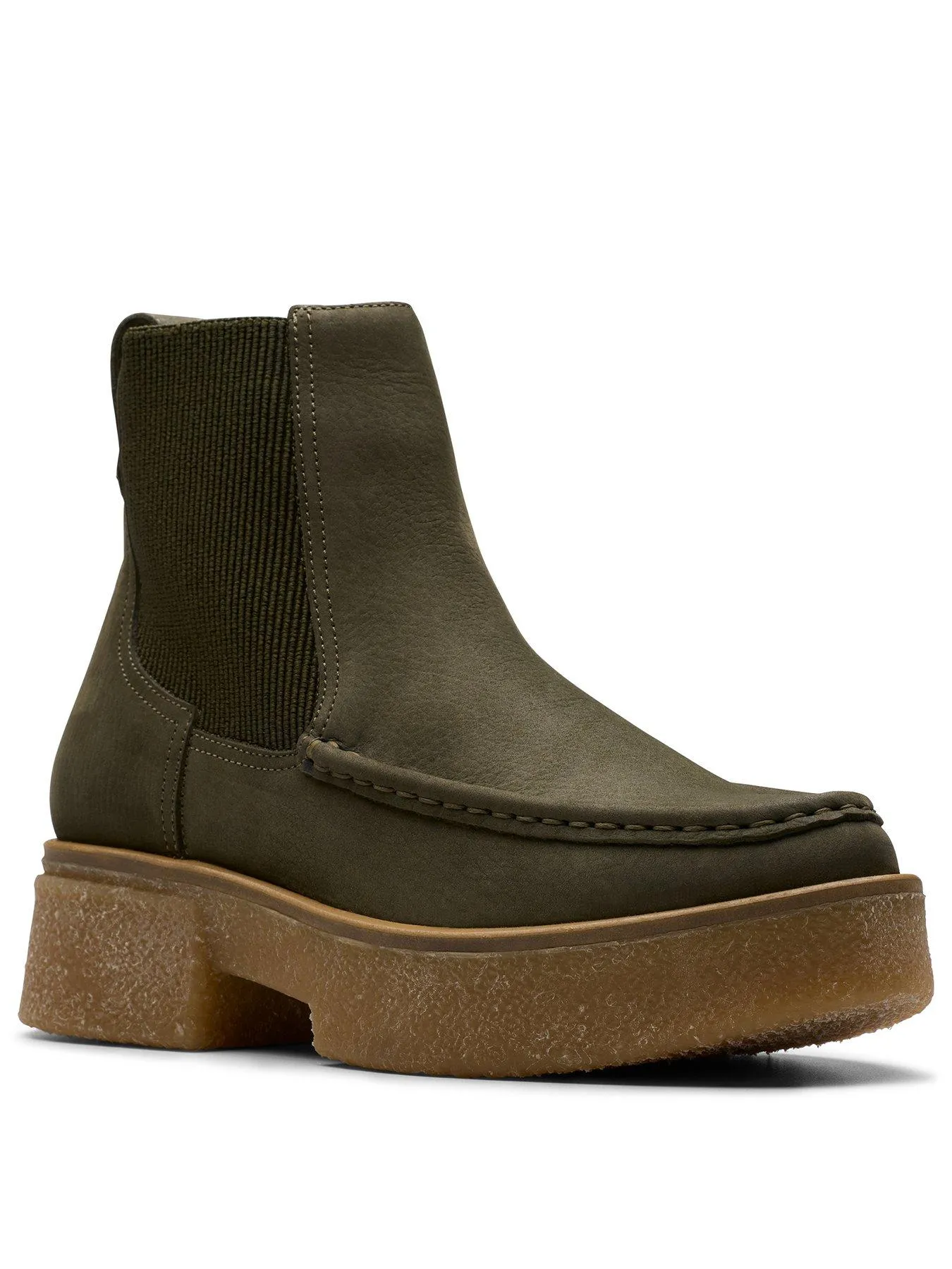 Clarks Linoso Top Ankle Boot - Dark Green