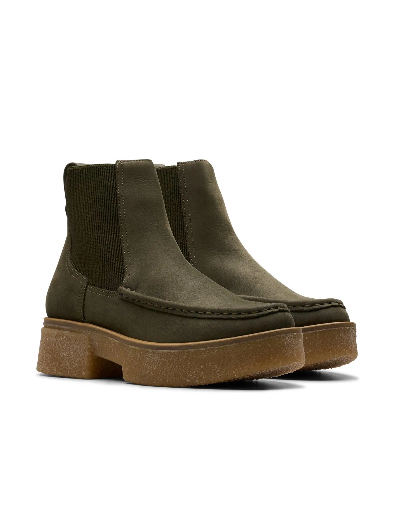 Clarks Linoso Top Ankle Boot - Dark Green