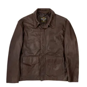 Cockpit USA The Explorer Jacket Brown Proudly Made in the USA