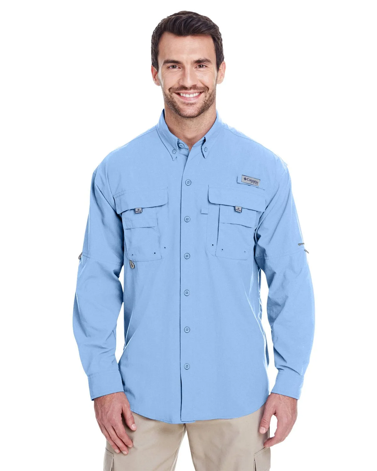 Columbia Bahama Ii Long Sleeve Shirt 7048 Sail