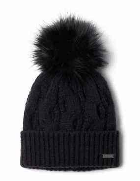 Columbia Boundless Days Cable Knit Pom Beanie - Black