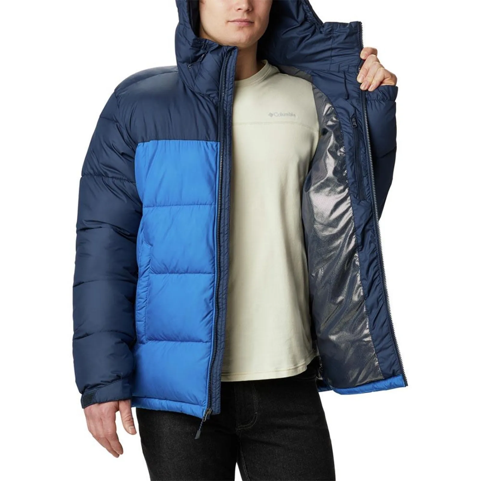 Columbia Pike Lake Hooded Jacket ''Bright Indigo/College Navy''