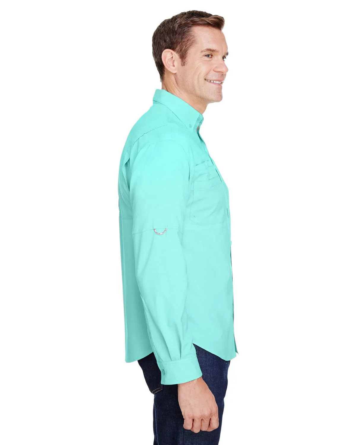 Columbia Tamiami Ii Long Sleeve Shirt 7253 Gulf Stream