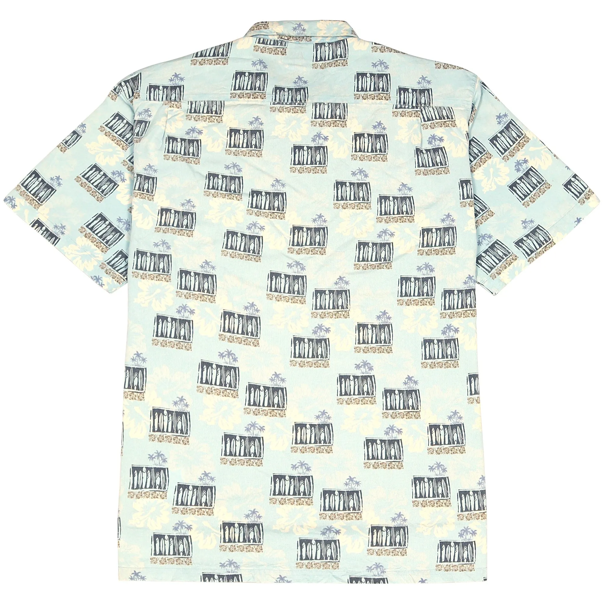 Columbia Vintage Patterned Button-Up Shirt