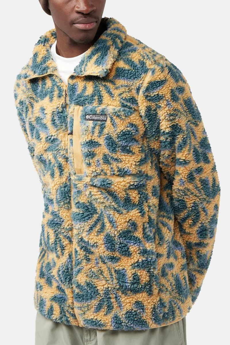 Columbia Winter Pass Print Fleece Full Zip (Light Camel Areca Print)