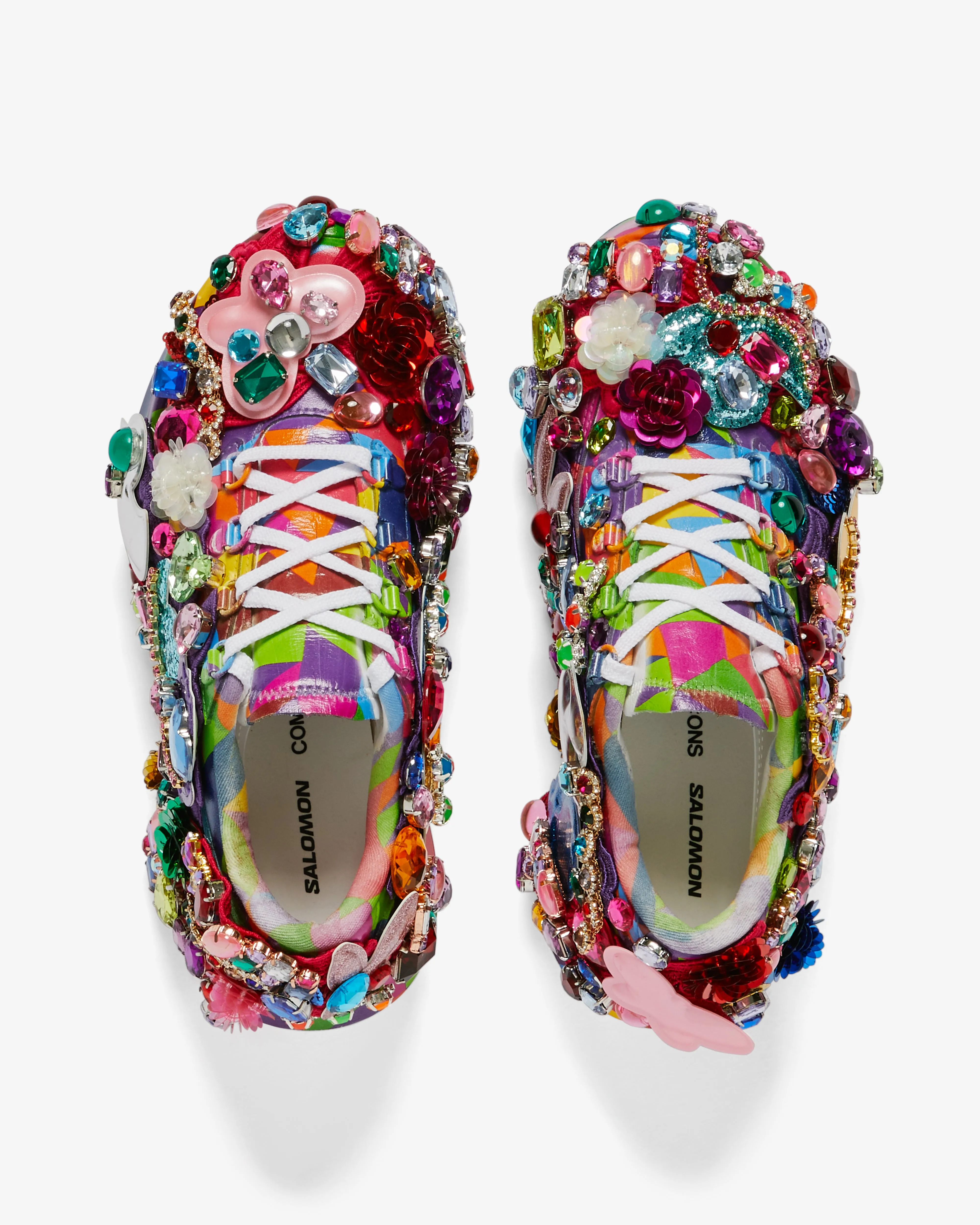 Comme des Garçons Salomon SR811 Embellished Platform  Multi