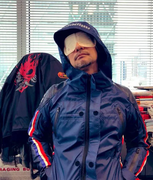 Death Stranding's Sam Porter (Norman Reedus) Polyester Waterproof Blue Jacket