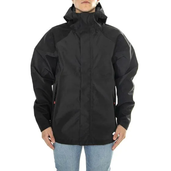 Dickies Waterproof Shell Jacket Black - Giacca con Cappuccio Uomo Nera