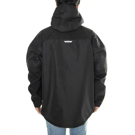 Dickies Waterproof Shell Jacket Black - Giacca con Cappuccio Uomo Nera