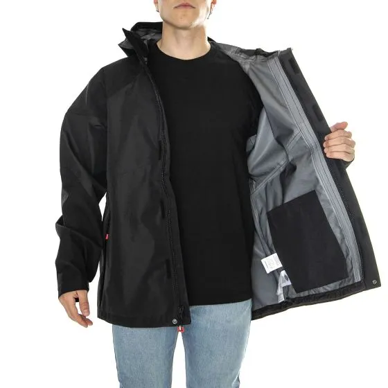 Dickies Waterproof Shell Jacket Black - Giacca con Cappuccio Uomo Nera