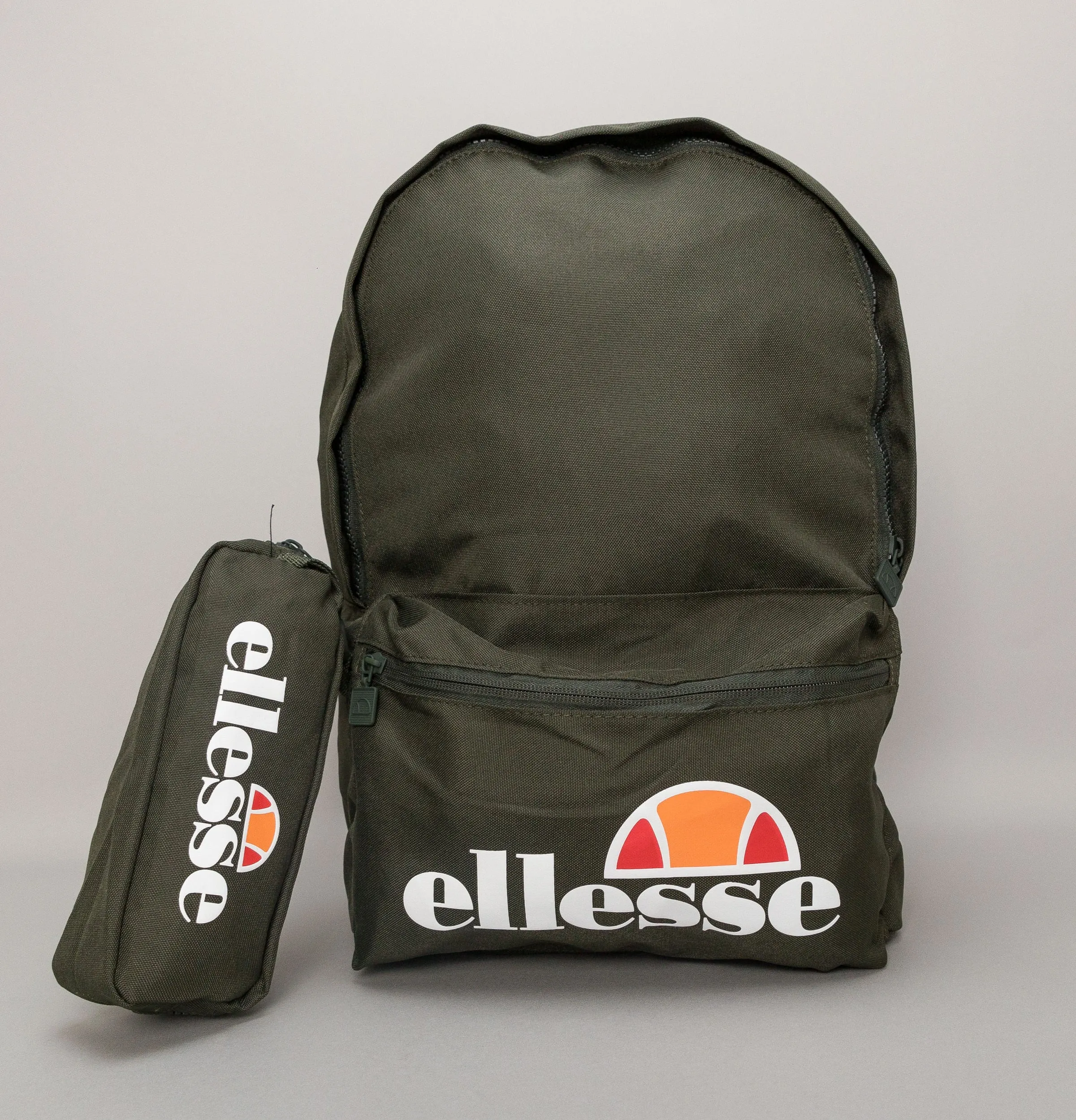 Ellesse Rolby Backpack & Pencil Case Khaki