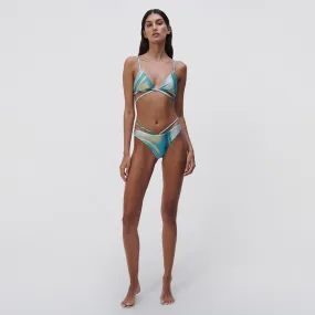 Emmalyn Marble Print Bikini Bottom