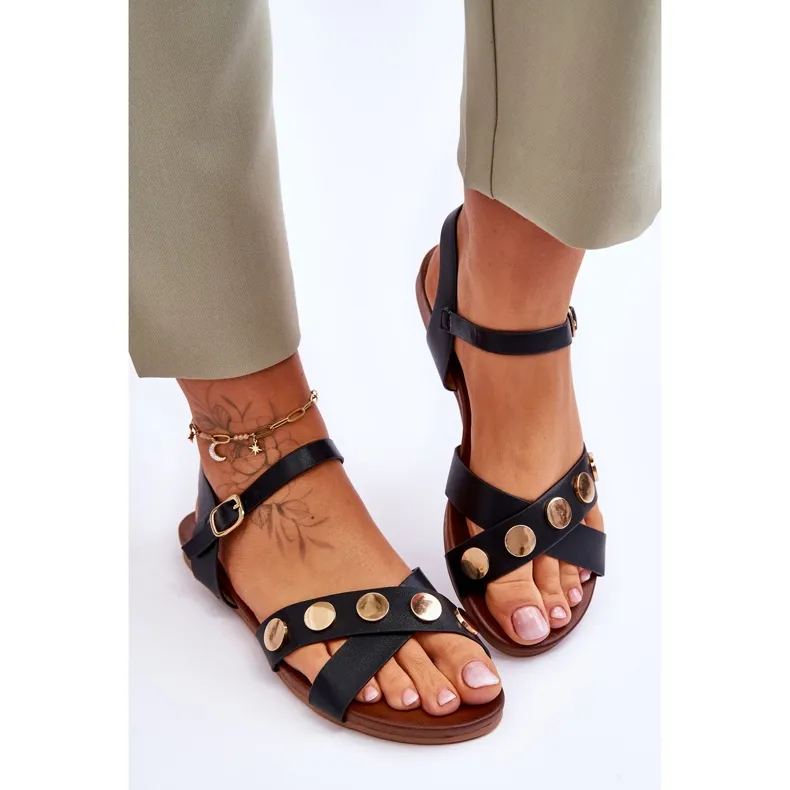 Flat Sandals S.Barski KV-5541-35 Black