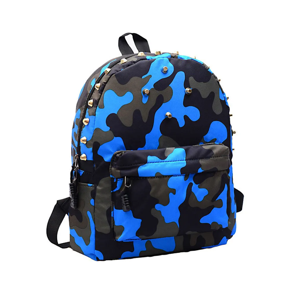 Forward Children School Bag Rivets Camouflage Backpack Cute Baby Toddler For Students