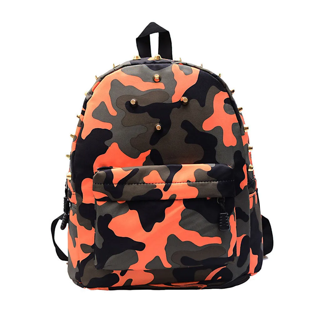 Forward Children School Bag Rivets Camouflage Backpack Cute Baby Toddler For Students