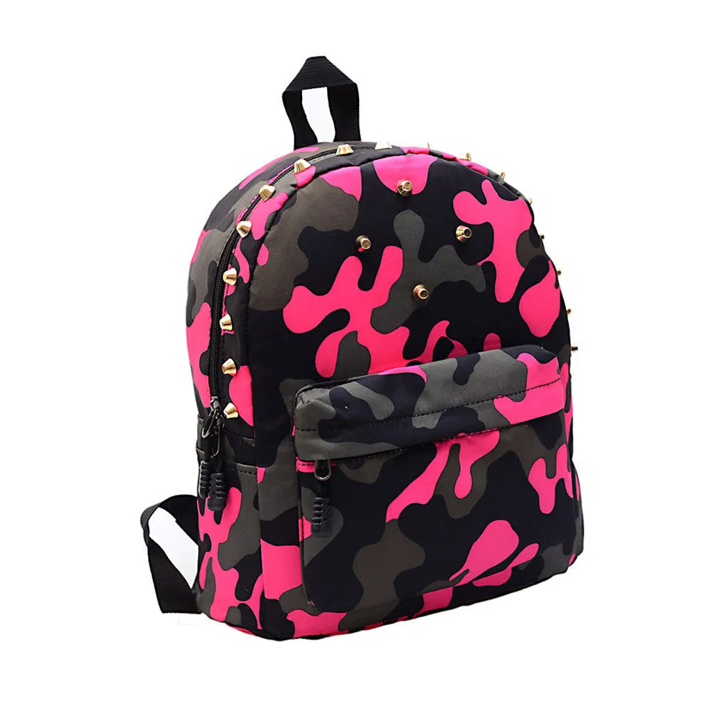 Forward Children School Bag Rivets Camouflage Backpack Cute Baby Toddler For Students