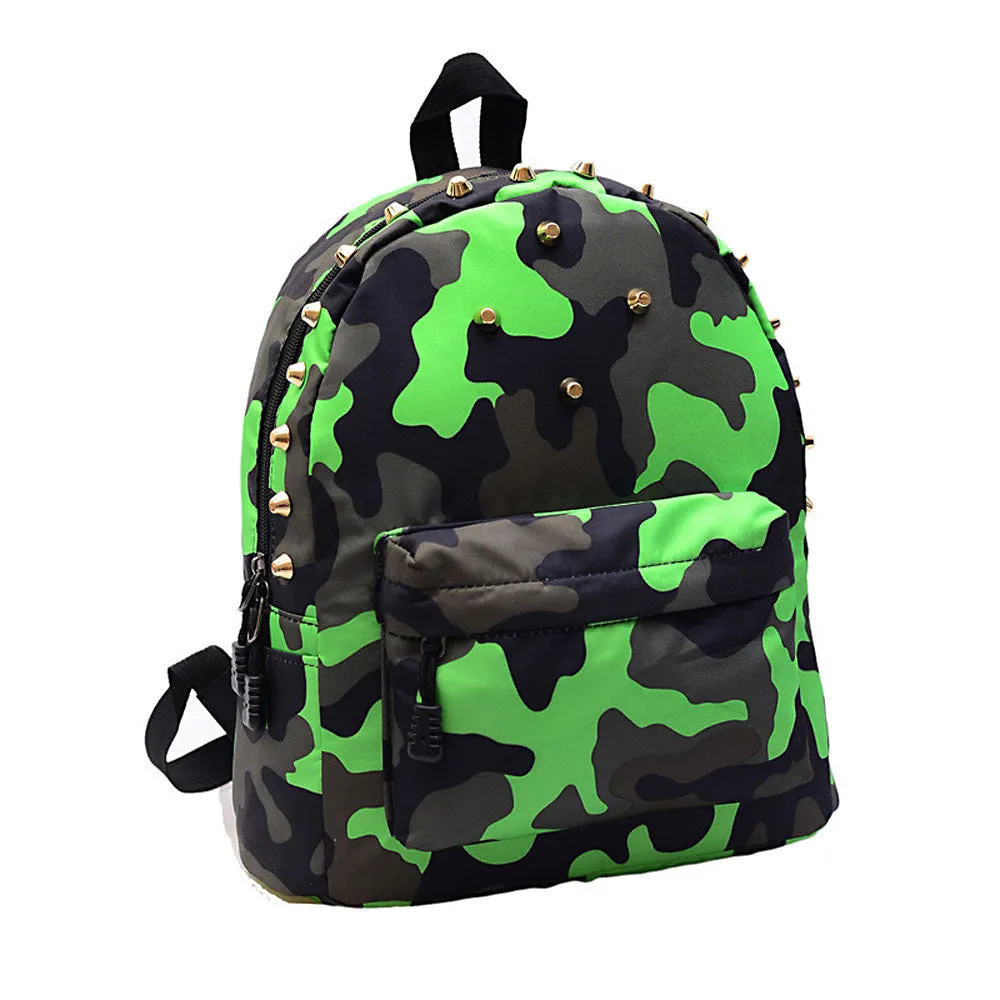 Forward Children School Bag Rivets Camouflage Backpack Cute Baby Toddler For Students