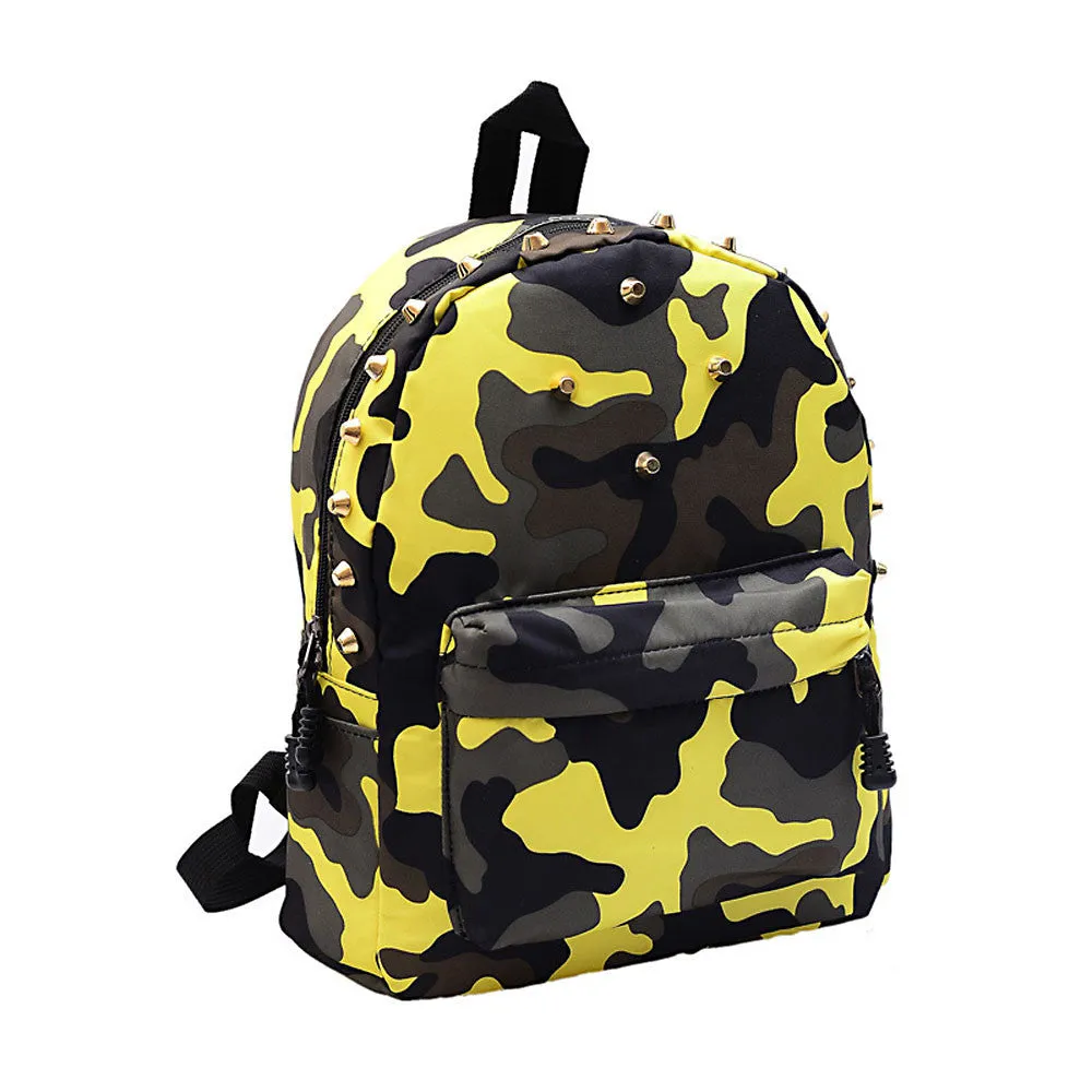 Forward Children School Bag Rivets Camouflage Backpack Cute Baby Toddler For Students