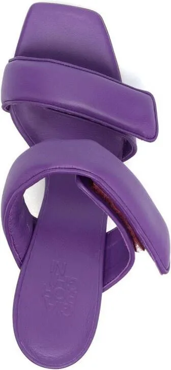 GIABORGHINI x Pernille Perni 100mm sandals Purple