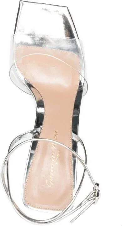 Gianvito Rossi Cosmic 85mm transparent sandals Neutrals